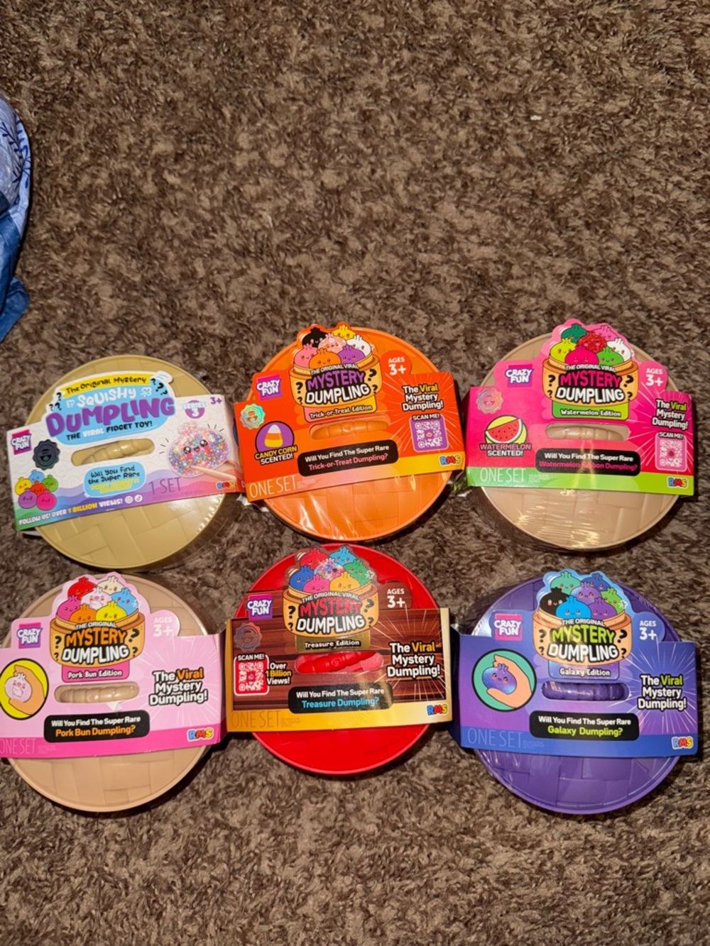 Sealed Mystery Dumpling Lot of 6